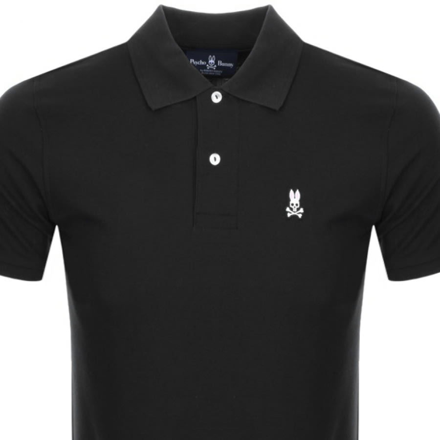 Alternative Image for ProductPsycho Bunny Classic Polo T Shirt Black2